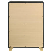 Caraway 4-drawer Bedroom Chest Black - 224785