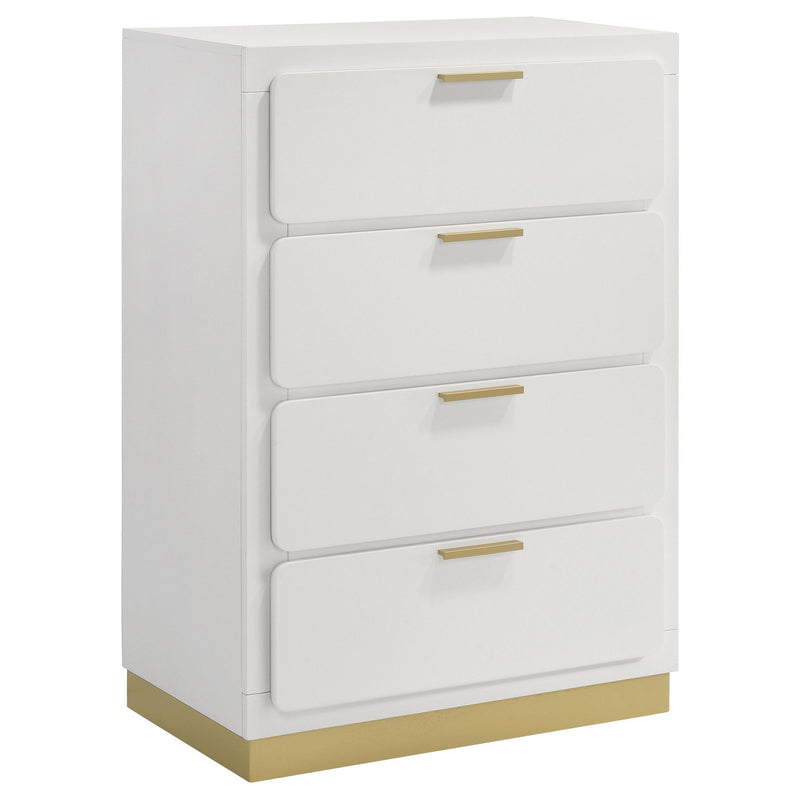 Caraway 4-drawer Bedroom Chest White - 224775