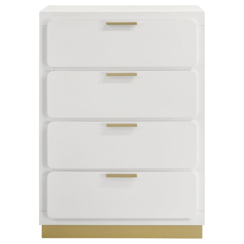 Caraway 4-drawer Bedroom Chest White - 224775