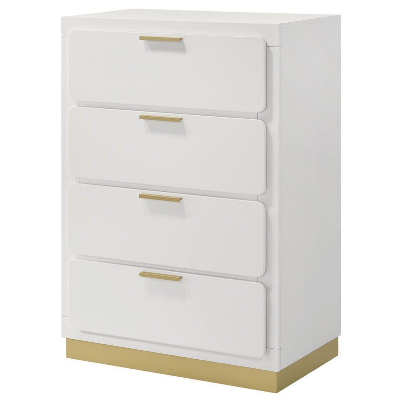 Caraway 4-drawer Bedroom Chest White - 224775