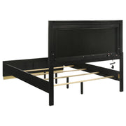 Caraway 4-piece California King Bedroom Set Black - 224781KW-S4