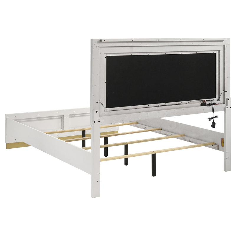 Caraway 4-piece California King Bedroom Set White - 224771KW-S4
