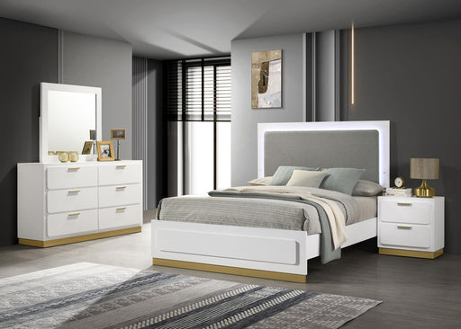 Caraway 4-piece Queen Bedroom Set White - 224771Q-S4