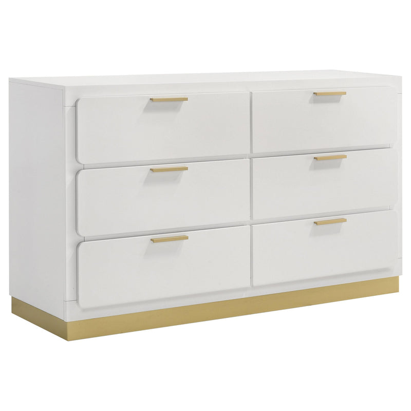Caraway 4-piece Queen Bedroom Set White - 224771Q-S4
