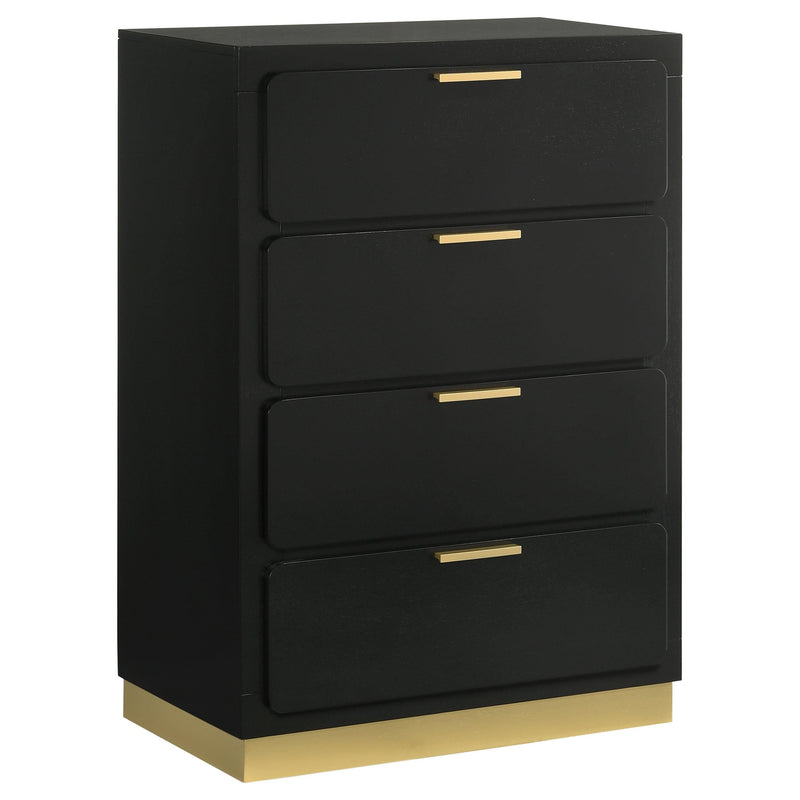 Caraway 5-piece Queen Bedroom Set Black - 224781Q-S5