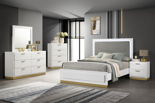 Caraway 5-piece Queen Bedroom Set White - 224771Q-S5