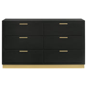 Caraway 6-drawer Dresser Black - 224783