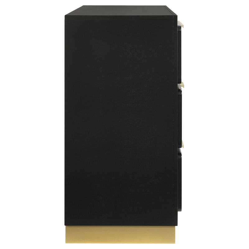 Caraway 6-drawer Dresser Black - 224783