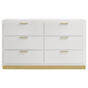 Caraway 6-drawer Dresser White - 224773