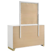Caraway 6-drawer Dresser with Mirror White - 224773M