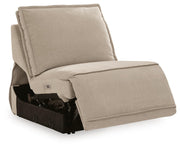 Carceri Cashmere Armless Power Recliner - 8700331