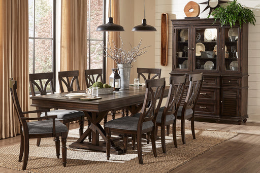 Cardano Driftwood Charcoal Extendable Dining Set - Lara FurnitureDining Room Set