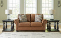 Carianna Caramel Leather Living Room Set - Gate FurnitureLiving Room Set