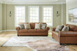 Carianna Caramel Leather Living Room Set - Gate FurnitureLiving Room Set