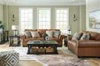 Carianna Caramel Leather Living Room Set - Gate FurnitureLiving Room Set