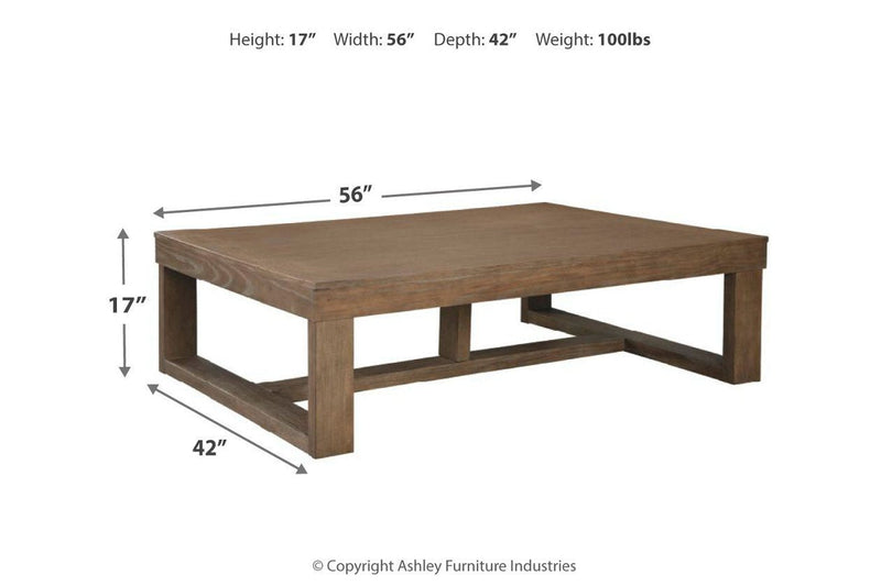 Cariton Gray Coffee Table - Lara FurnitureCoffee Table