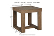 Cariton Gray End Table - Gate FurnitureEnd Table