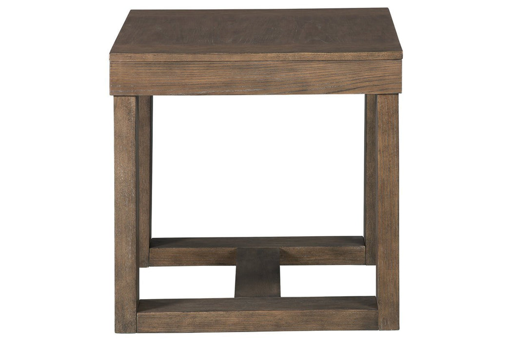 Cariton Gray End Table - Gate FurnitureEnd Table