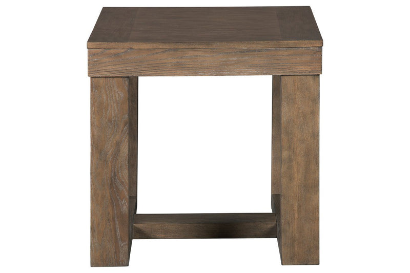 Cariton Gray End Table - Lara FurnitureEnd Table