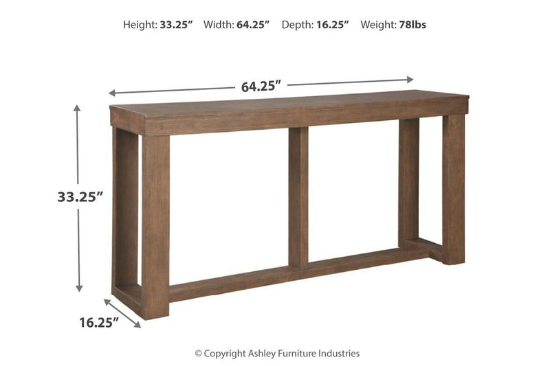 Cariton Gray Sofa/Console Table - Lara FurnitureSofa Table