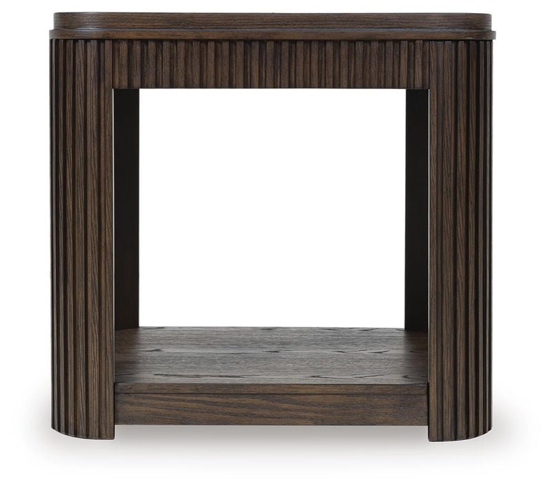 Carlibrie Warm Brown End Table - T700-3