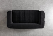 Carlina Black Velvet Sofa & Loveseat - CARLINABK-SL