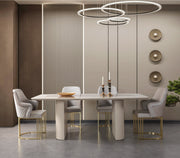 Carlina Ivory 7-Piece Dining Set - CARLINA DS-7PC