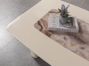 Carlina Ivory Coffee Table - CARLINA-COFFEE