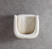 Carlina Ivory Velvet Chair - CARLINAIV-CHAIR