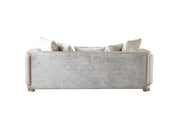 Carlina Ivory Velvet Sofa & Loveseat - CARLINAIV-SL