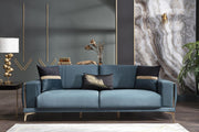 Carlino 3 Seat Sleeper (Napoly E.Green) 4 Pieces - Lara FurnitureSleeper Sofa