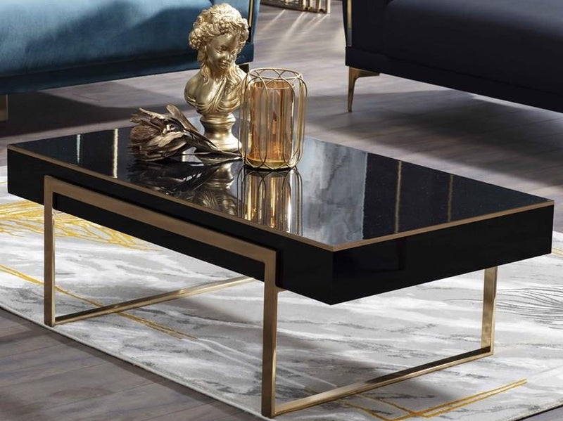 Carlino Coffee Table (Hg.Black) 1 Piece - Lara FurnitureCoffee Table