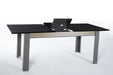 Carlino Expandable Dining Table (Prada Grey/Car.Mrb) 2 Pieces - Gate FurnitureDining Table