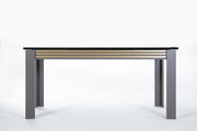 Carlino Expandable Dining Table (Prada Grey/Car.Mrb) 2 Pieces - Lara FurnitureDining Table