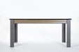 Carlino Expandable Dining Table (Prada Grey/Car.Mrb) 2 Pieces - Gate FurnitureDining Table