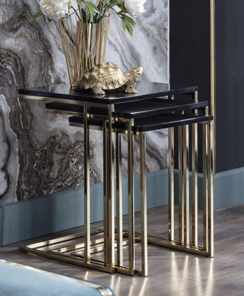 Carlino Nesting Table (Hg Black) 1 Piece - Lara FurnitureCoffee Table