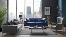 Carlino Sleeper (Napoly Navy Blue & Gray) Living Room Set - Gate FurnitureLiving Room Set