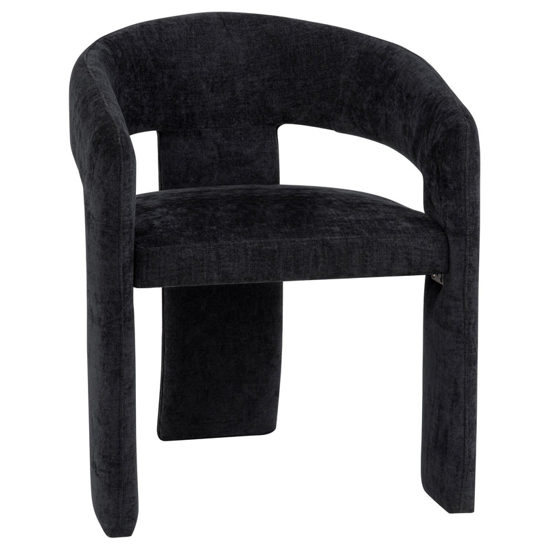 Carlow Upholstered Dining Arm Chair Black (Set of 2) - 193813BLK