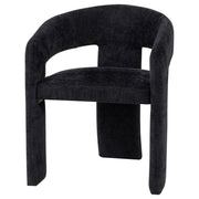 Carlow Upholstered Dining Arm Chair Black (Set of 2) - 193813BLK