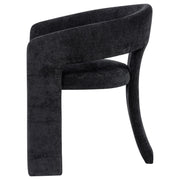 Carlow Upholstered Dining Arm Chair Black (Set of 2) - 193813BLK