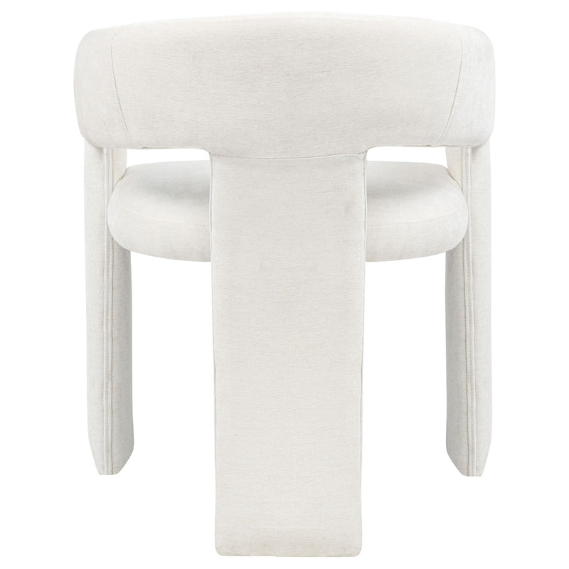 Carlow Upholstered Dining Arm Chair White (Set of 2) - 193813WHT