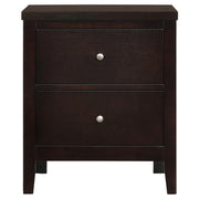 Carlton 4-piece California King Bedroom Set Cappuccino - 202091KW-S4