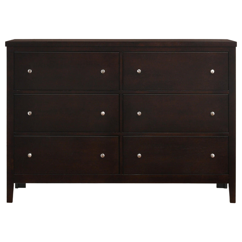Carlton 4-piece California King Bedroom Set Cappuccino - 202091KW-S4