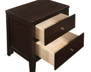 Carlton 4-piece Eastern King Bedroom Set Cappuccino - 202091KE-S4