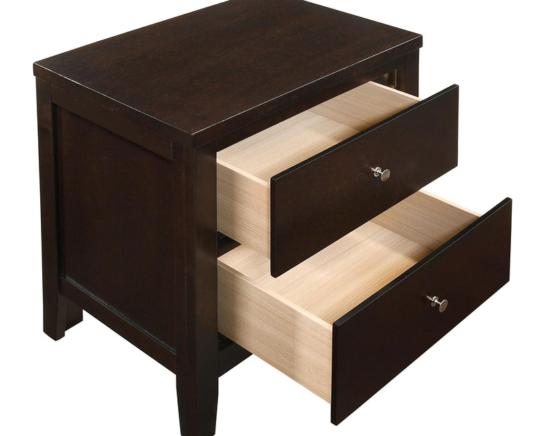Carlton 4-piece Eastern King Bedroom Set Cappuccino - 202091KE-S4