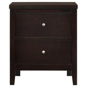 Carlton 4-piece Eastern King Bedroom Set Cappuccino - 202091KE-S4