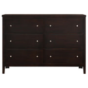 Carlton 4-piece Eastern King Bedroom Set Cappuccino - 202091KE-S4