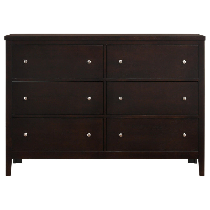 Carlton 4-piece Queen Bedroom Set Cappuccino - 202091Q-S4