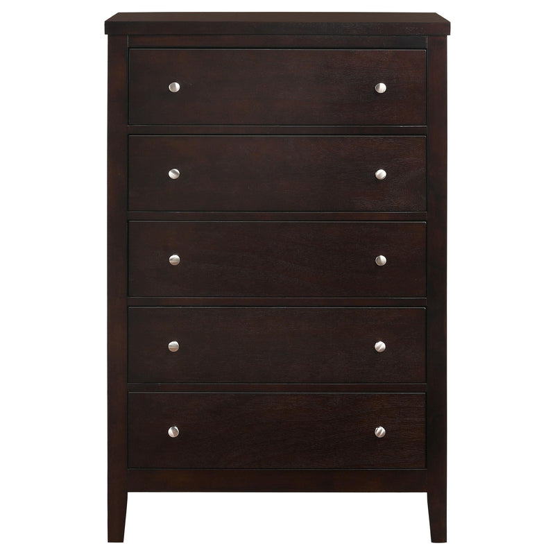 Carlton 5-drawer Bedroom Chest Cappuccino - 202095