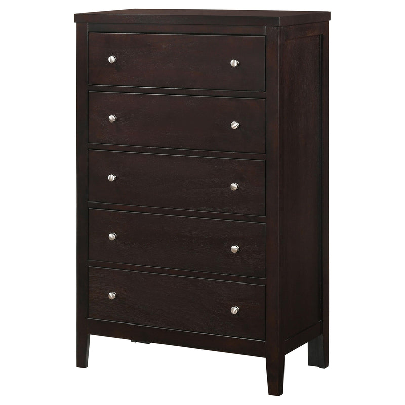 Carlton 5-drawer Bedroom Chest Cappuccino - 202095
